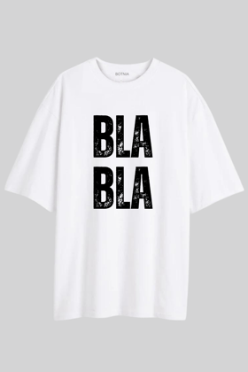 Bla Bla- Oversized T-Shirt-XS