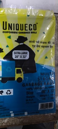 Uniqueco Disposable garbage bags Extra large 28" x 32" 