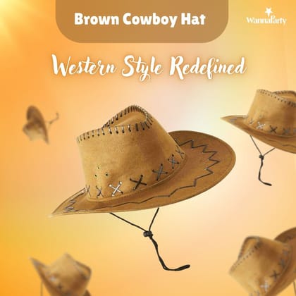 Brown Cowboy Hat