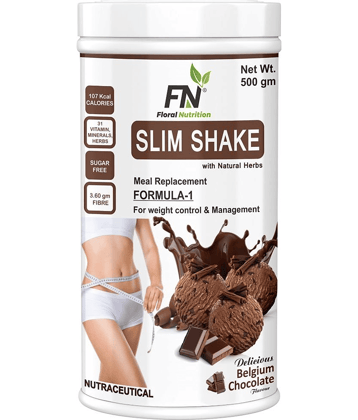 Floral Nutrition Slim Shake Formula 1 with Natural Herbs 500 gm Chocolate