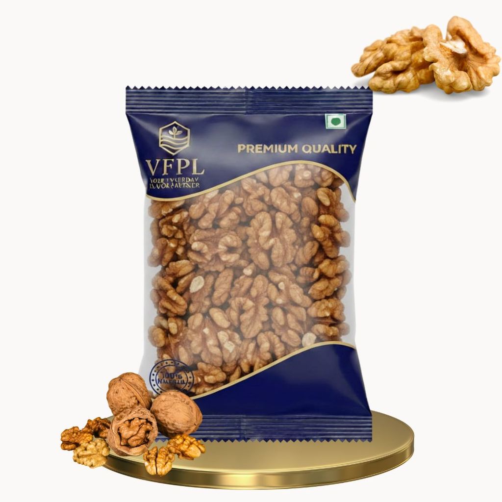 VFPL Premium Walnuts (100 gm) | buy online | raw | roasted | organic | premium | kernels | halves | unshelled | broken | for baking | for cooking | for desserts | for salad topping