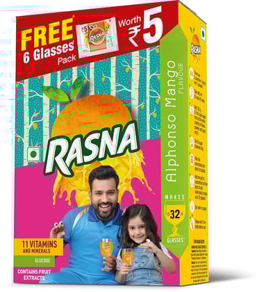 Rasna Drink Mix - Alphonso Mango, 20 gm
