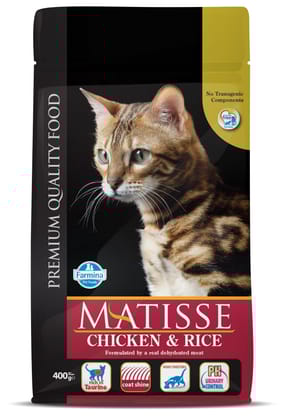 Matisse Chicken &amp; Rice Cat Dry Food Adult 400g
