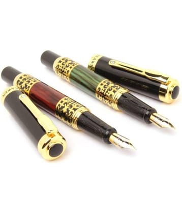 Srpc - Multicolor Medium Line Fountain Pen (Pack of 2)
