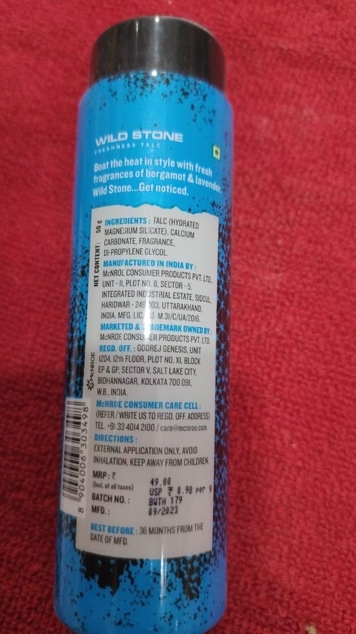 WILD STONE FRESHNESS TALC 50GM