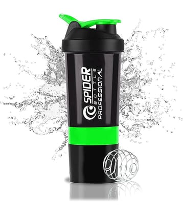 Plastic Green 500 mL Shaker ( Pack of 1 )