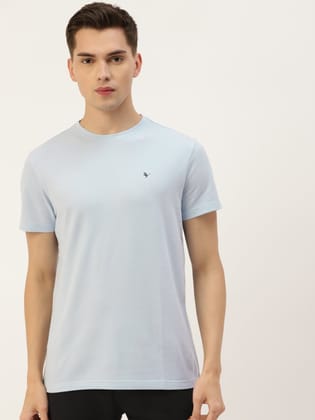 Mens Premium Cotton Half Sleeve Crew Neck T-Shirts-L-42