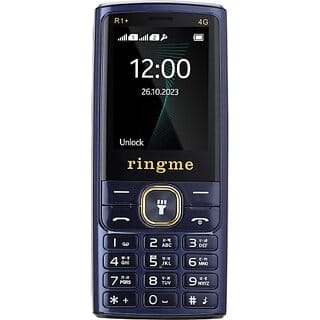Ringme R1+ 4G (Dual Sim, 6.1 Cm (2.4 Inch) Display, 3000 Mah Battery, Dark Blue)