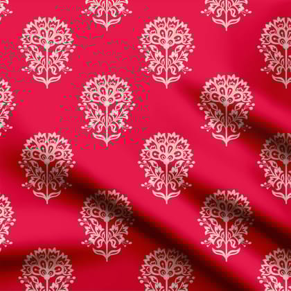 Viva magenta Blooming Buta forevera-Cotton