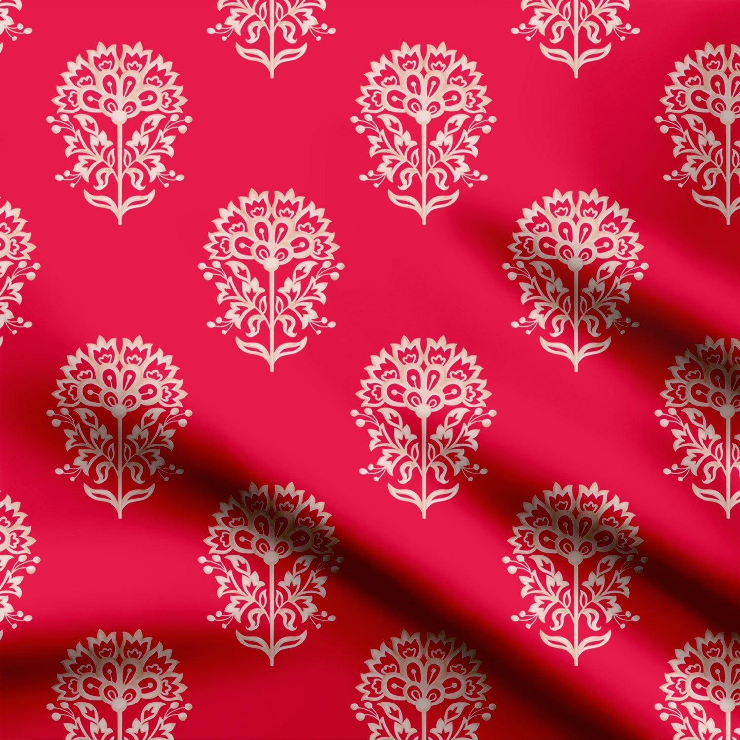Viva magenta Blooming Buta forevera-Cotton