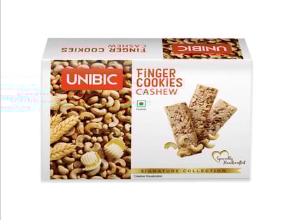 Unibic Cashew Finger Cookies, 400 gms 