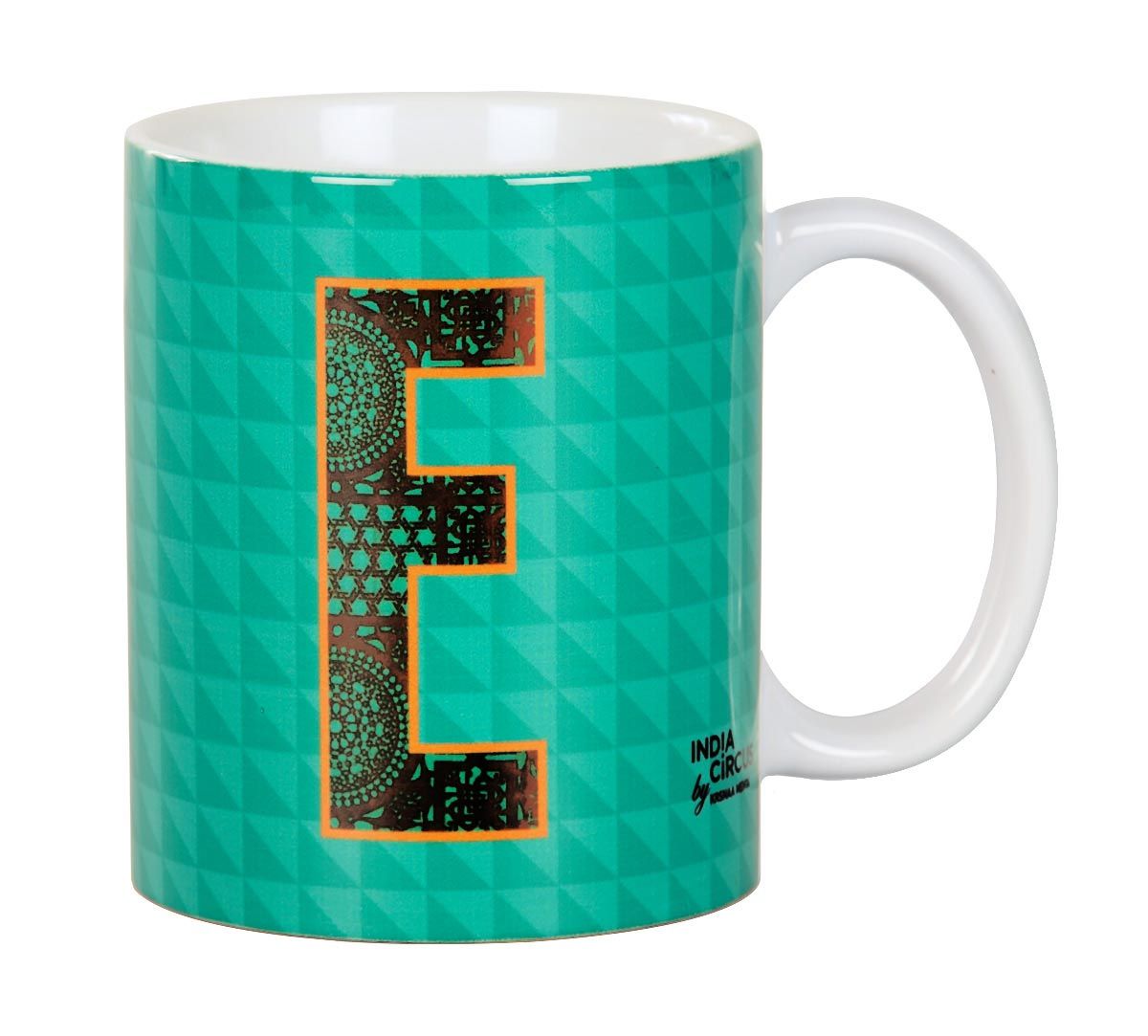 India Circus Exotic Alphabet E Coffee Mug