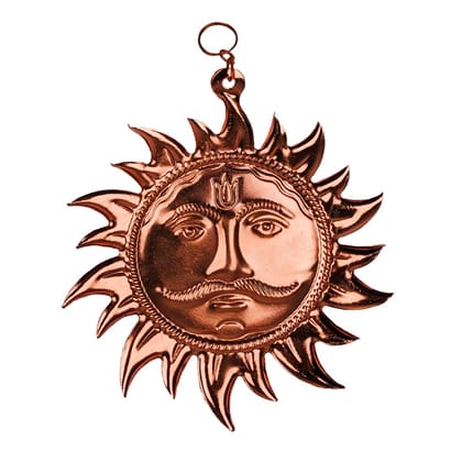MAYAPURI Home Vastu Surya Sun Face for Wall Door Hanging, Decoration & Gift (Size; 6 inch)