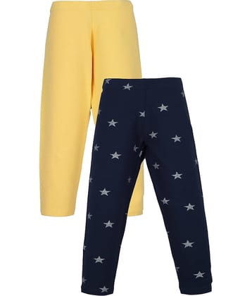 PLUM TREE Pack of 2 Girls Cotton Blend Leggings ( Pink )