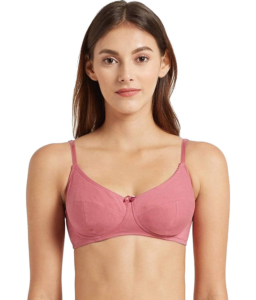 Jockey Cotton Lycra Everyday Bra - Pink