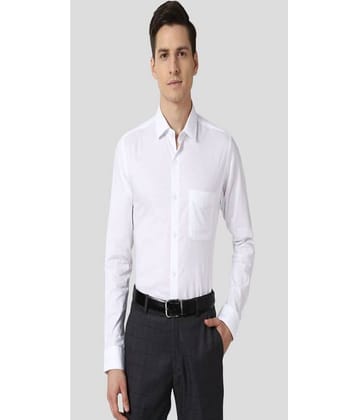 ABUHUB - White Cotton Regular Fit Men's Formal Shirt ( Pack of 1 )