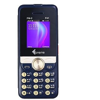 Oneme F41 (Dual Sim, 1.8 Inch Inch Display, 1100 mAh Battery, Blue)
