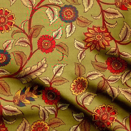 Traditional Textural Kalamkari-Cotton