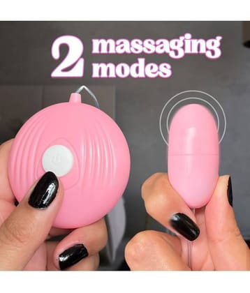 Single Egg With Remote Massager, Full Body Muscle Relaxation With 6 Vibration, Pink Color (Pack of 1)