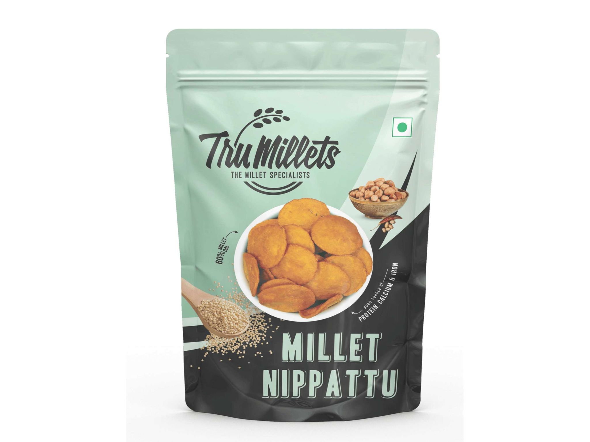 Trumillets Healthy Millet Nippat,125 gm