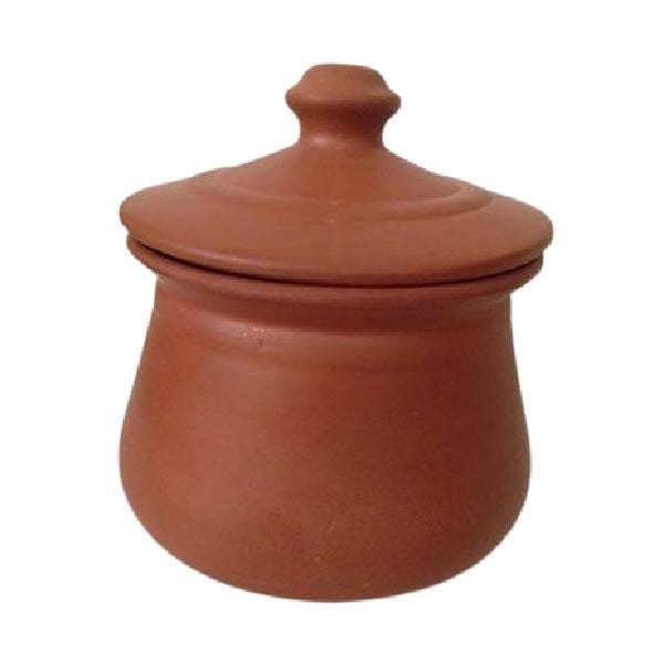 Terracotta cooking Pot with lid 2 Ltr
