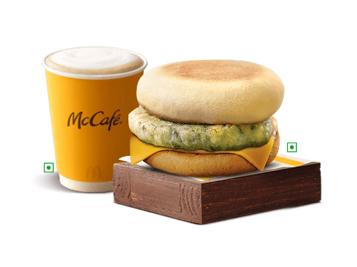 Veg McMuffin with Beverage