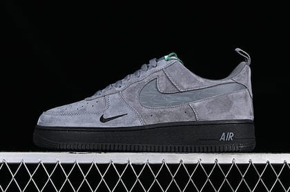 NikeMens Air Force 1 AF1 Reflective - Cool Grey-Euro 41