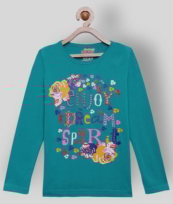 Sinimini - Multicolor Cotton Girls T-Shirt ( Pack of 1 ) - None