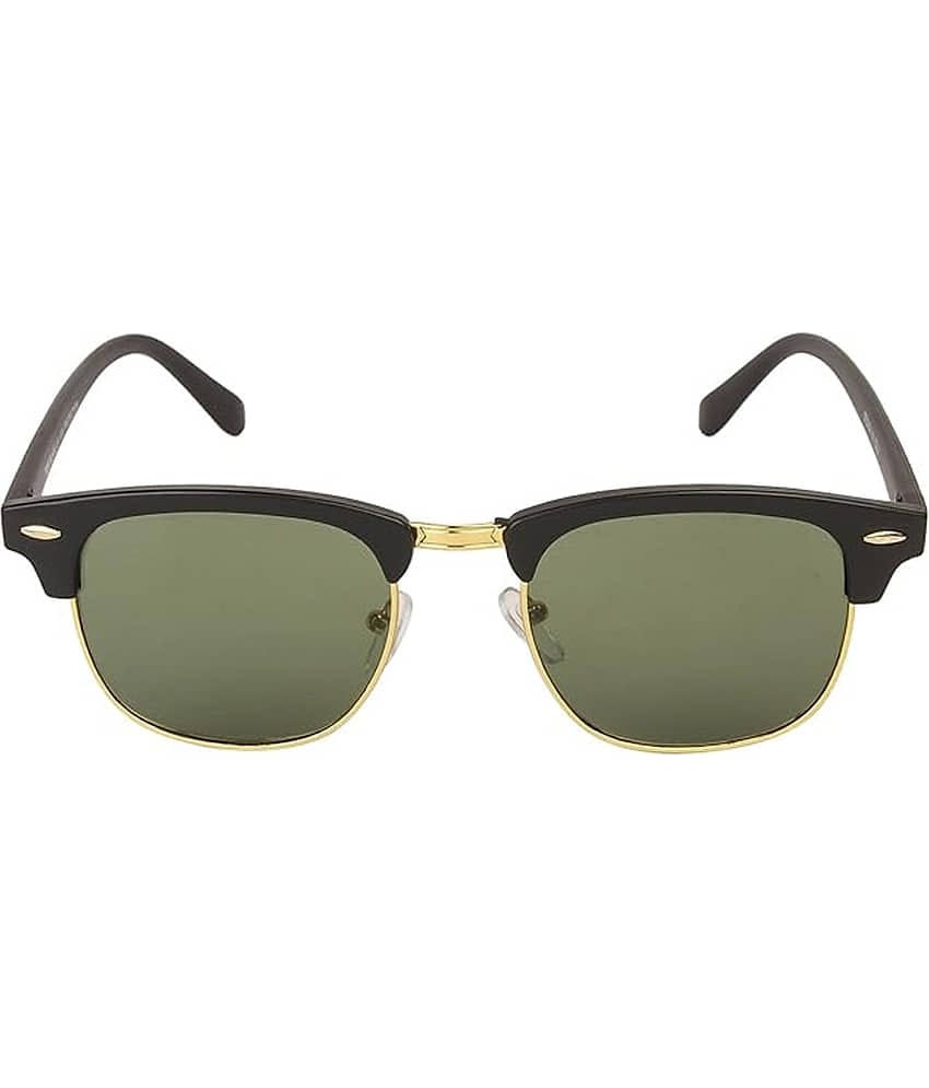 Elligator Black Rectangular Sunglasses ( Pack of 1 )