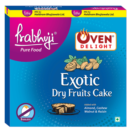  Prabhuji Exotic Dry Fruits Cake 350 gm