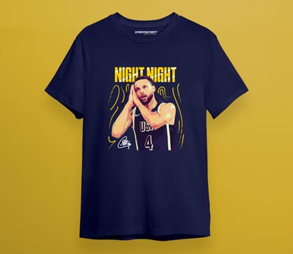 Night Night T-shirt-Navy Blue / S