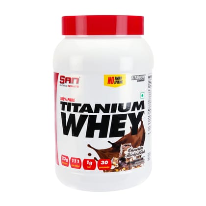 San Nutrition 100% Pure Titanium Whey Protein Powder | 23g protein | Concentrate & Isolate | San Nutrition 100% Pure Titanium Whey Protein Powder | 23g protein | Concentrate & Isolate |