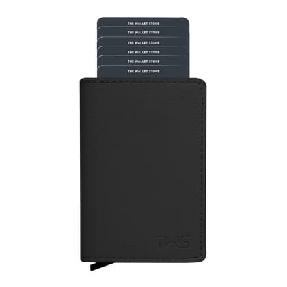 The Wallet Store Vivid Vault RFID Protected Metal Cardholder - Black
