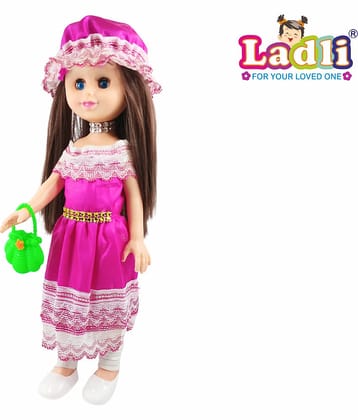 Charming Pink Dress Doll for Girls / Cute Toy For kids 714