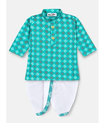 mustmom Rice Ceremony Full Sleeve Cotton Ethnic Dress Kids Lungi Dhoti Kurta Set for Boy