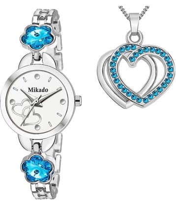 Mikado Stainless Steel Round Womens Watch