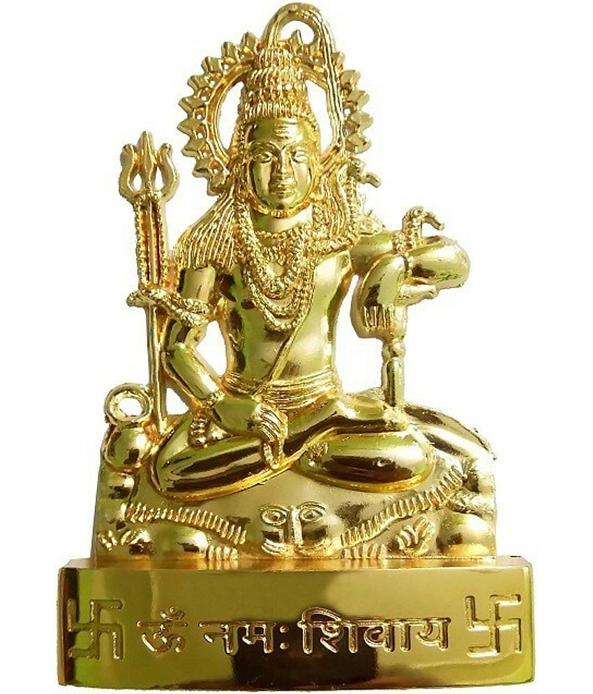 Shri Astha Vinayak Brass Lord Shiva Idol ( 0 cm )
