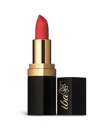 Iba Pure Lips Long Stay Matte Lipstick M05 Orange Flash, 4g , Highly Pigmentated , Long Lasting, (Pack of 1)