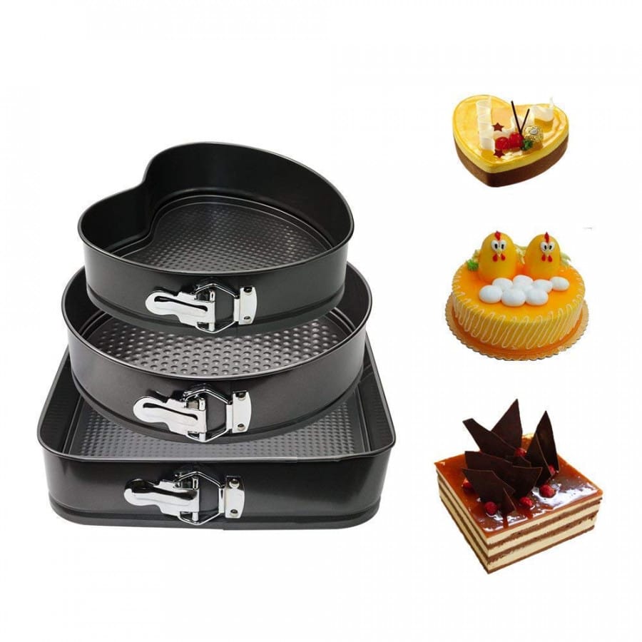 Wholesale Item - (3 PIECE SET )CAKE MOULD - MOQ 9 Pieces