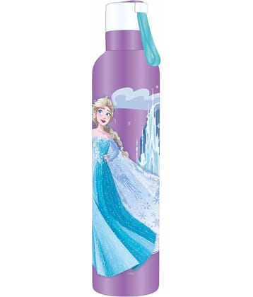 Gluman Disney Mizu Purple Stainless Steel Water Bottle 750 mL ( Set of 1 )