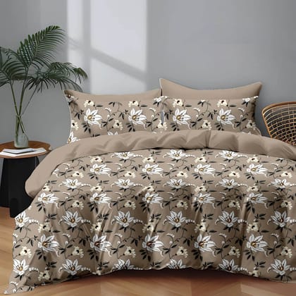 Premium Cotton Elastic Fitted King Size Bedsheet with 2 Pillow Covers