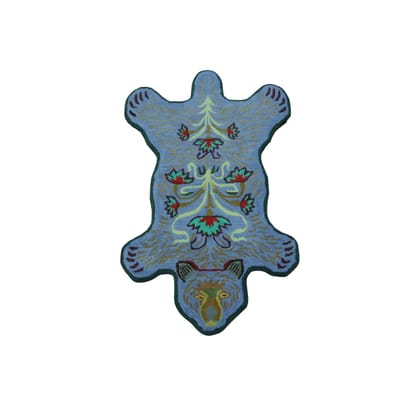 Kids' Room Hand-Tufted Bear Shape Wool Rug – Playful Animal Carpet (3x5 ft) Kids' Room Hand-Tufted Bear Shape Wool Rug – Playful Animal Carpet (3x5 ft)