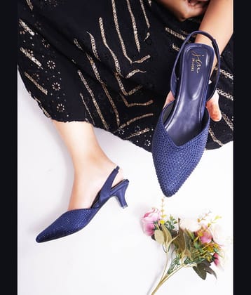 JM Looks Blue Women's Sandal Heels