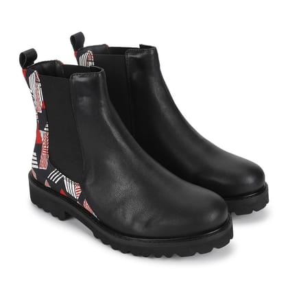 Digital Printed Boot-Shadow Black / 5
