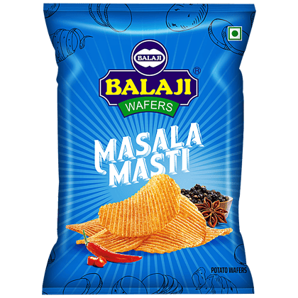 Balaji Masala Masti Chips, 35 G Pouch