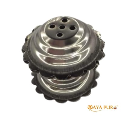 MAYAPURI Small Round Stainless Steel Agarbatti Stand Holder/Dhoop Dhani