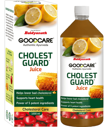 Goodcare Cholest Guard Juice 1000ml, Ayurvedic Juice Lowers Bad Cholesterol, With 5 Herbs, Daily Antioxidant Support