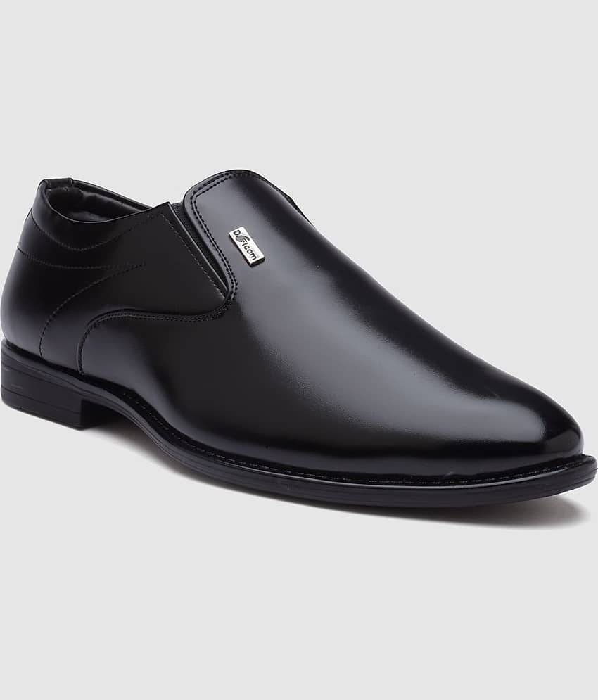 Action - Black Men's Slip On Formal Shoes