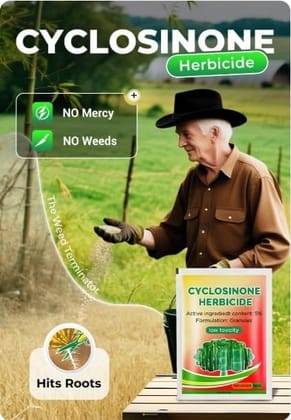 ELHAE Cyclosinonie Herbicide Granules For Weed Control | Low Toxicity Weed Control for Crops | Garden & Farm Use Fast-Acting, Eco-Safe Weed Terminator Lawns, Gardens, and Farmlands Pack 2 x 750g