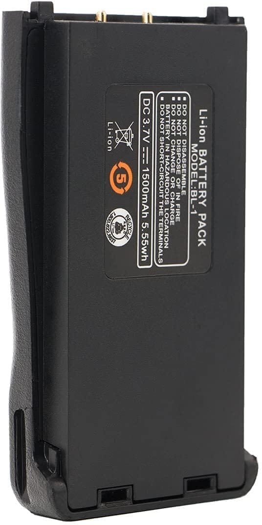 NOVEL BL-1 3.7V 1500mAh Lithium-Ion Rechargeable Battery Pack | Compatible with Baofeng Walkie Talkies, Portable Communication Devices and Equipment